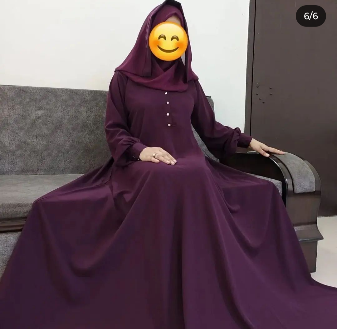 Mayra Abaya Big Flared Abaya with Cuffed Sleeves Designer Burqa Store