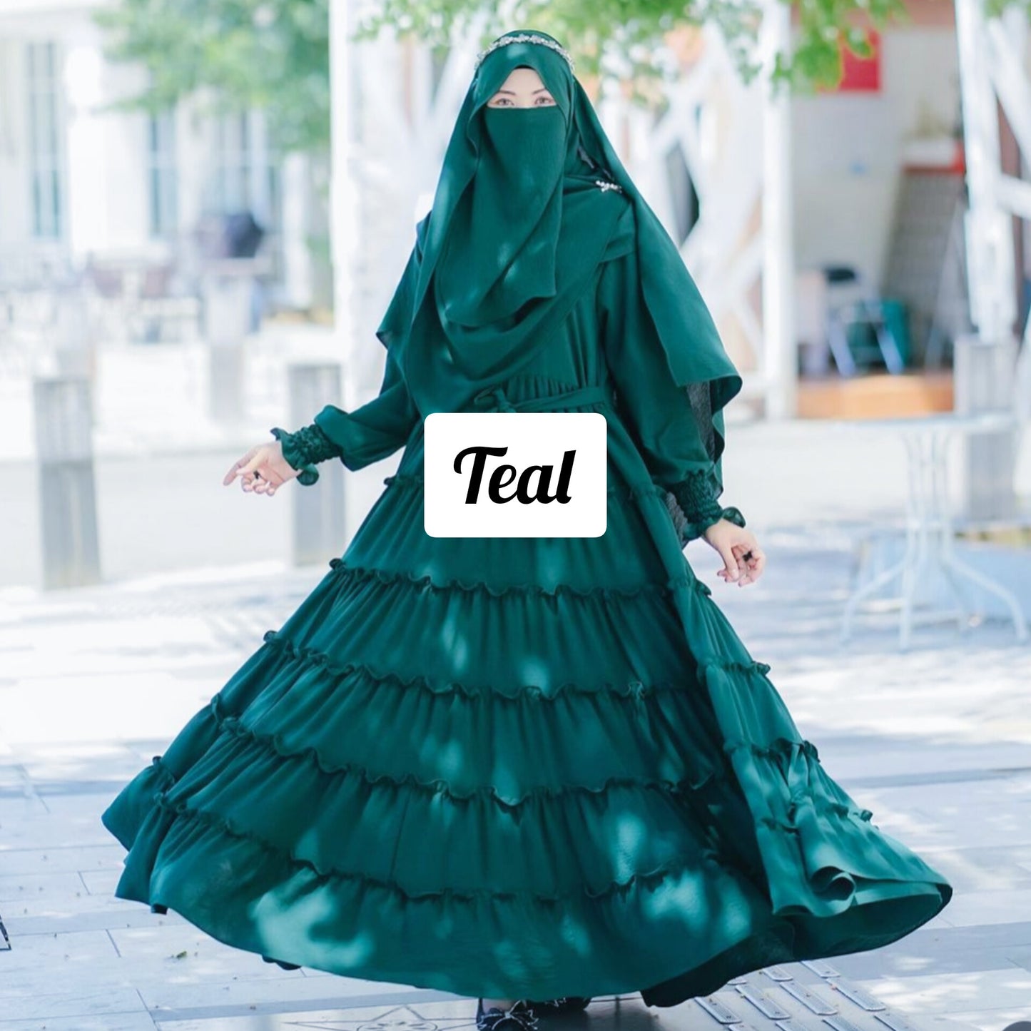 Eid Special 5 Firill Big Flared Abaya Firill Abaya (Colour)