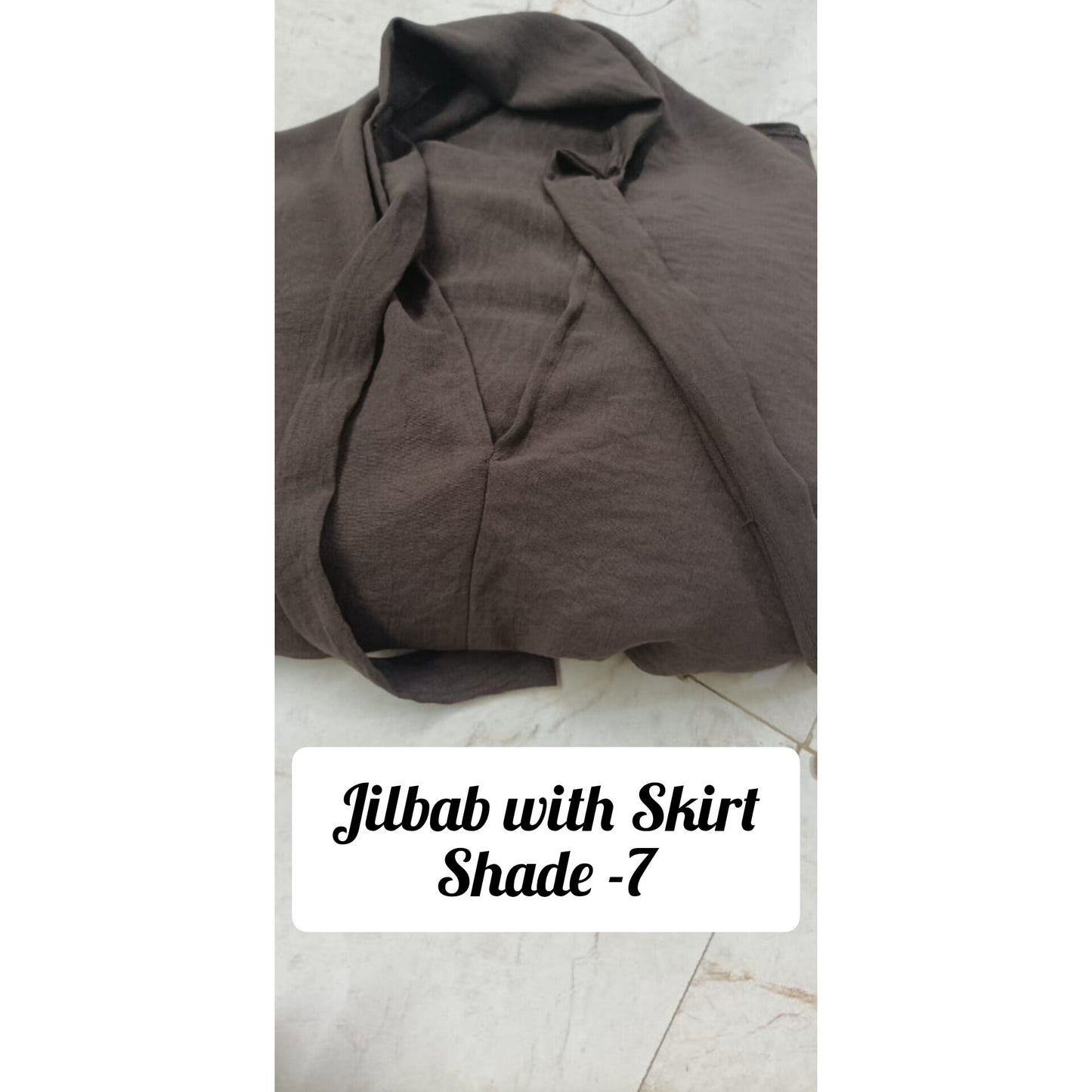 2 piece Jilbab Jilbab with Skirt