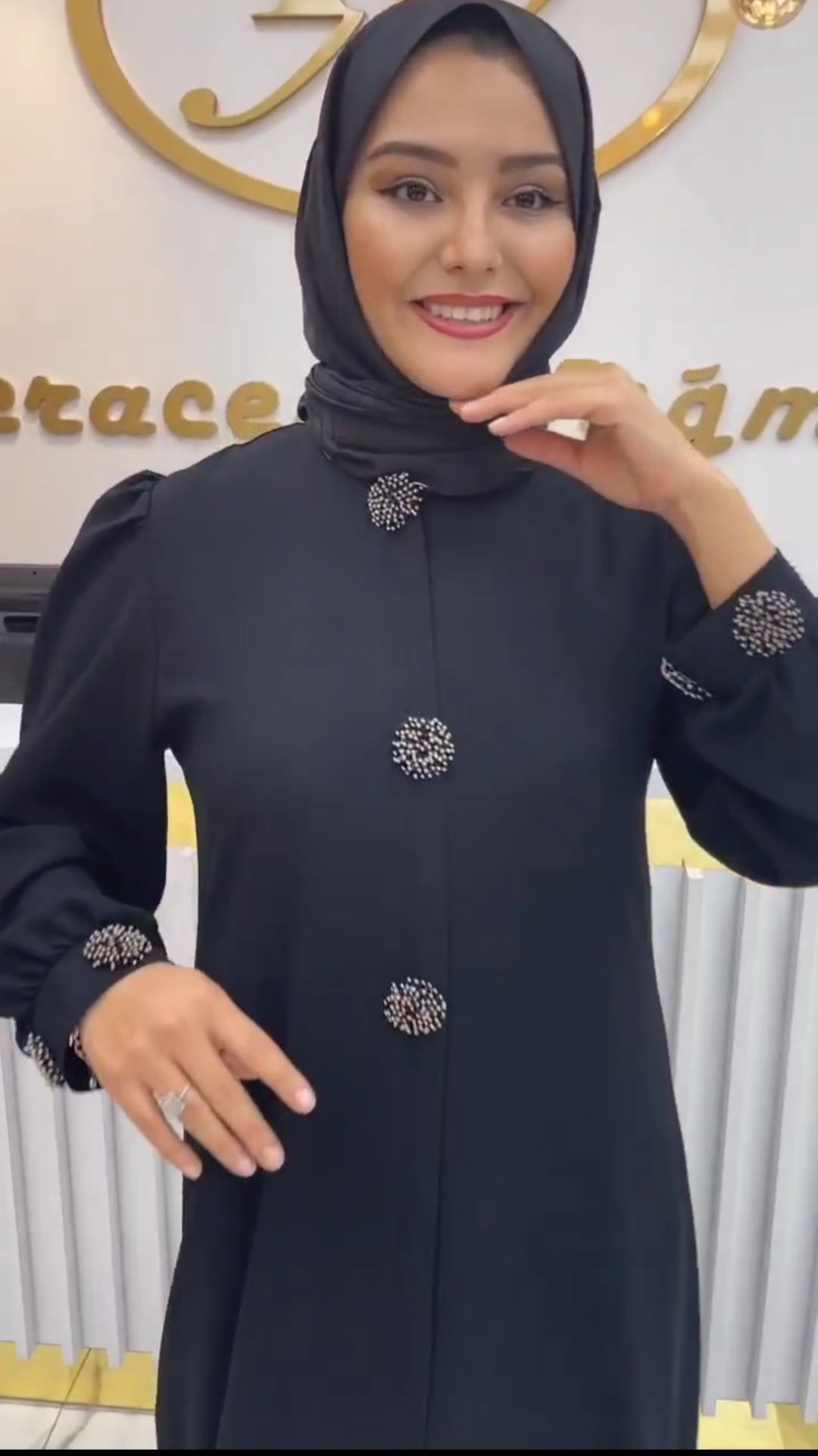 Al Maryam Abaya Korean Prada Fabric Abaya Zipper Abaya (Korean Fabric*