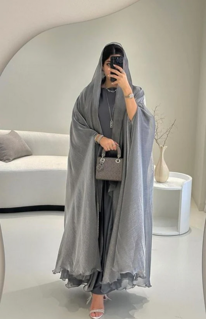 Queen Abaya Tissue Fabric Farasha Abaya (Imported)