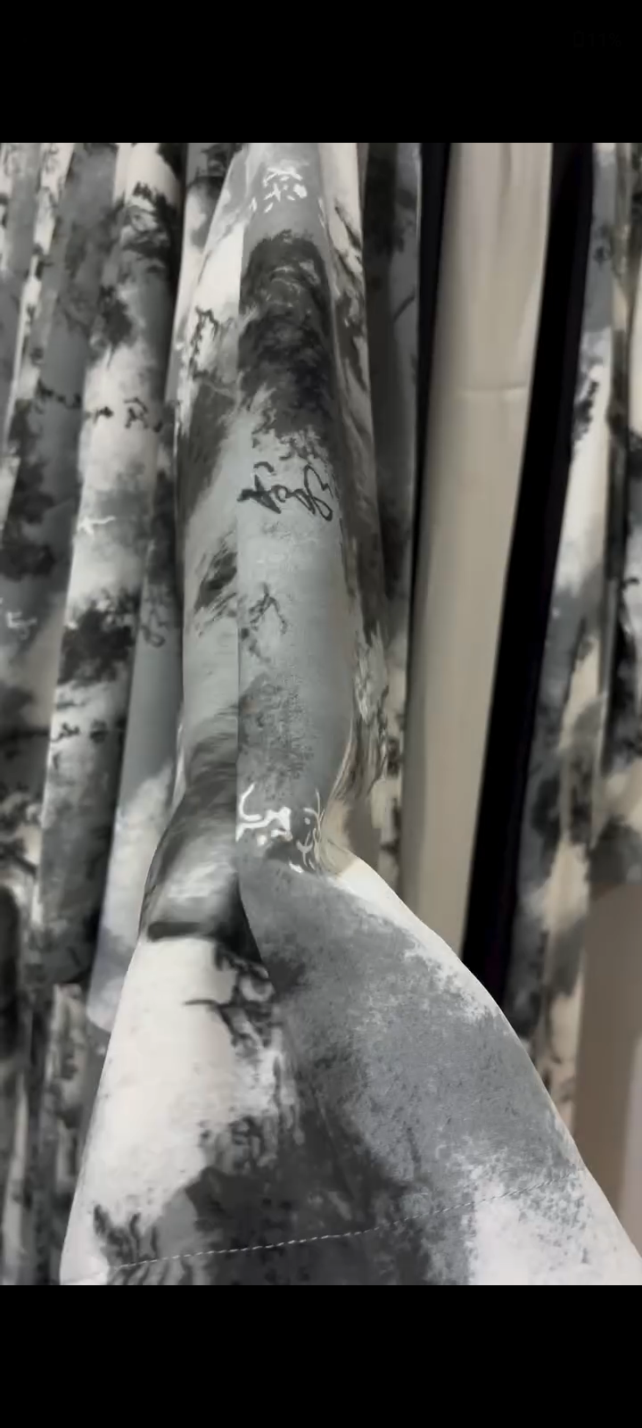 Dubai Grey Tie Dye Shaded Print Abaya Dubai Special New Launch  Abaya 2 pc Shrug Abaya (Korean Nida) (Imported)