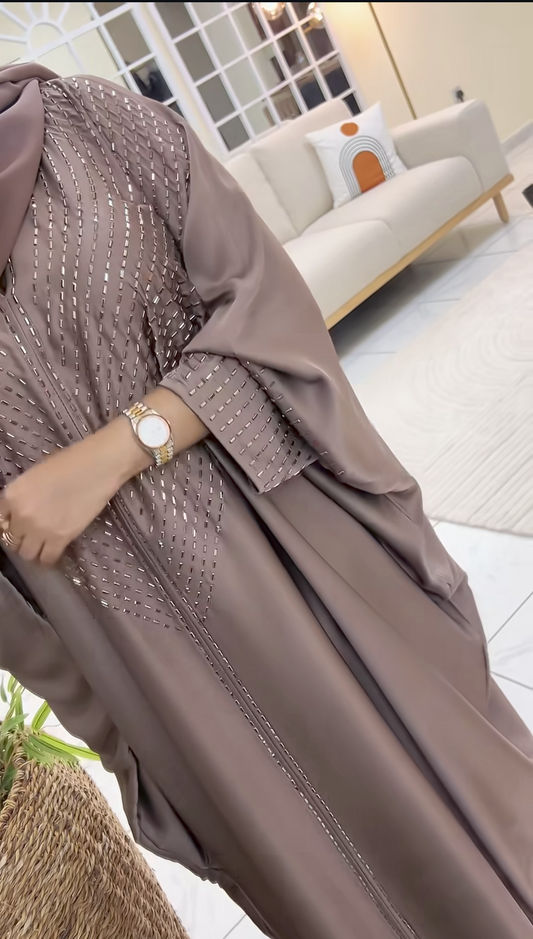 Al Saleem Abaya Arab Kaftan Abaya Satin Fabric Abaya