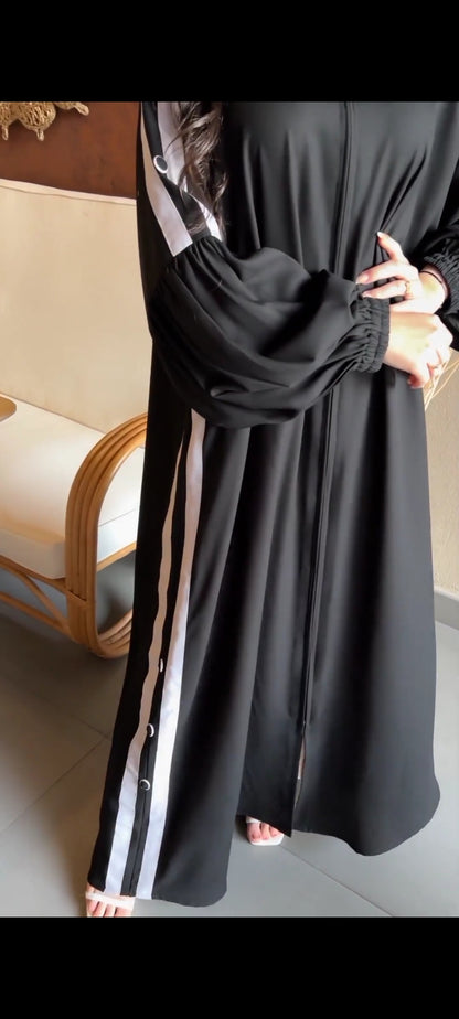 Amber Sports Abaya from Dubai Zipper Abaya