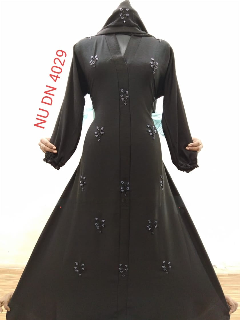 Al Farhat Handwork Abaya Imported Korean Zoom Fabric Abaya (Imported)