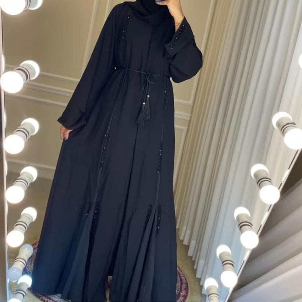 Kaynat Abaya Kali Abaya Handwork Abaya  Dubai Imported Abaya - Designer Burqa Store